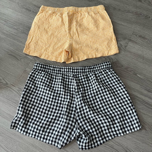 Old navy gingham linen blend shorts bundle - Picture 4 of 8